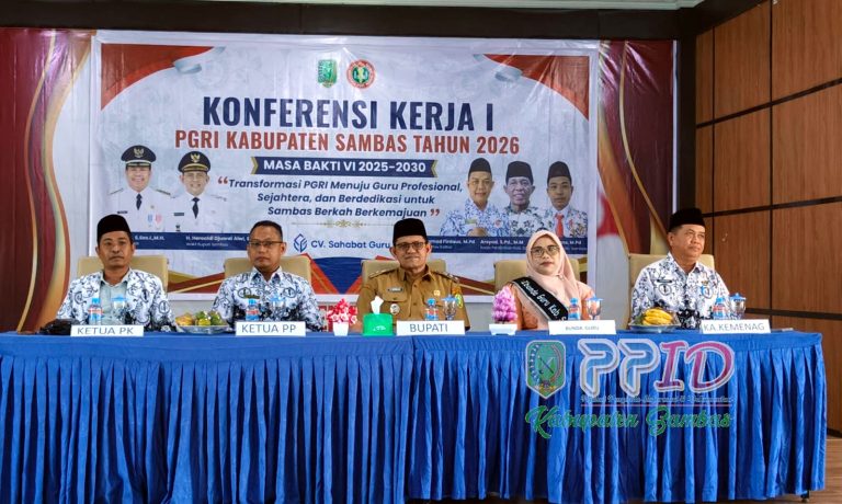 ​Perkuat Sinergi dan Profesionalisme, PGRI Sambas Gelar Konferensi Kerja I Masa Bakti 2025-2030​Perkuat Sinergi dan Profesionalisme, PGRI Sambas Gelar Konferensi Kerja I Masa Bakti 2025-2030