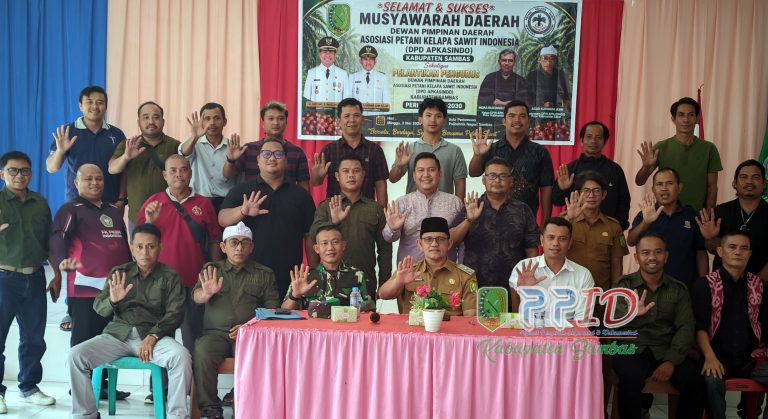 Melalui Musda DPD APKASINDO, Pemkab Sambas Tegaskan Komitmen Tingkatkan Kesejahteraan Petani Sawit