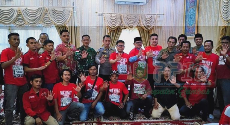 Satono Perkuat Sinergi dengan Buruh, Dialog Serbuk Jadi Energi Baru Pembangunan Sambas