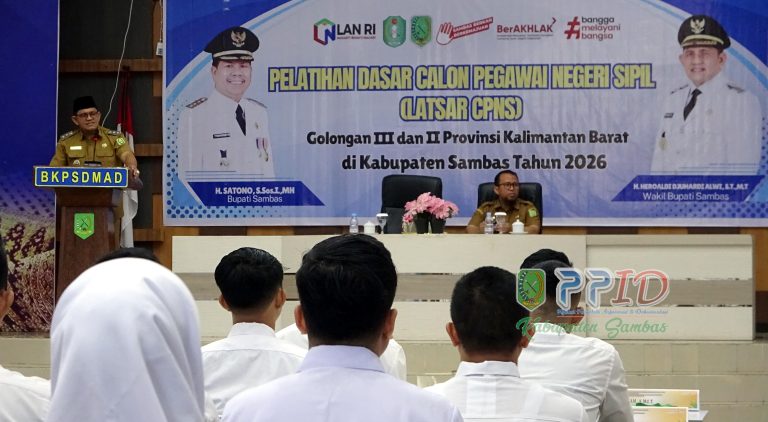 Pemda Sambas Laksanakan Latsar CPNS Angkatan X, Perkuat Kompetensi ASN BerAKHLAK