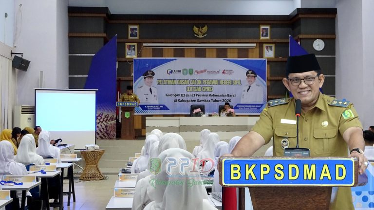 Cetak ASN Berintegritas, Pemkab Sambas Gembleng 43 CPNS Lewat Latsar Golongan II Angkatan IV