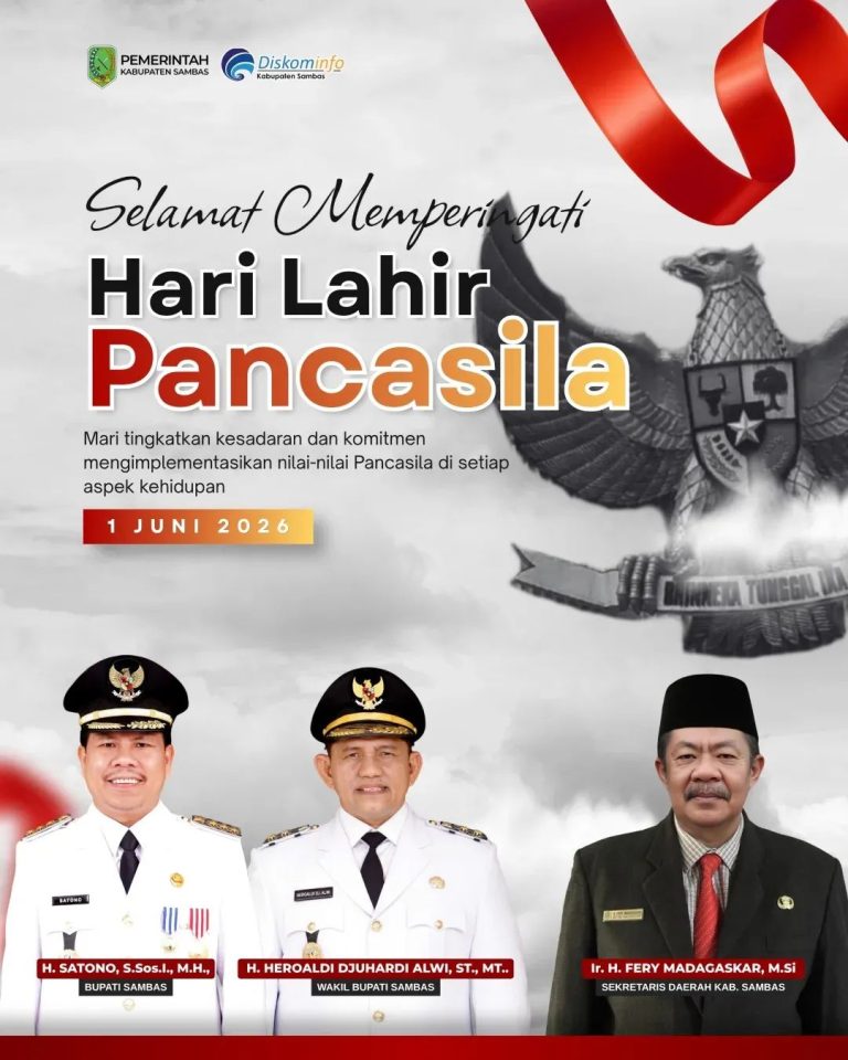 Selamat Memperingati Hari Lahir Pancasila 1 Juni 2026