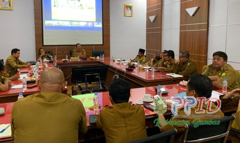 Optimalkan Program Daerah, Pemkab Sambas Gelar Rapat Koordinasi Kegiatan Strategis