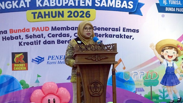 Pemkab Sambas dan Pokja Bunda PAUD Perkuat Kolaborasi Wujudkan Generasi Emas melalui Gebyar PAUD 2026