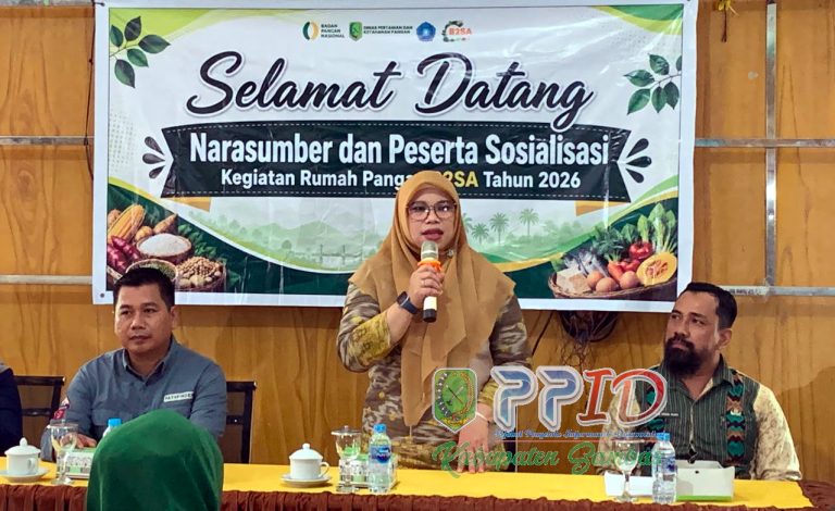 Dukung Rumah Pangan B2SA, Ketua TP-PKK Sambas Yunisa Hadiri Sosialisasi Pangan Lokal di Desa Kartiasa