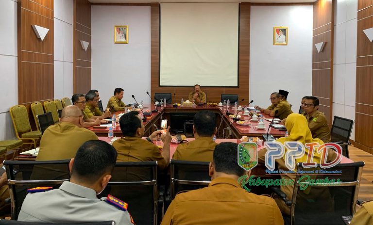 Pimpin Jajaran OPD, Sekda Sambas Ikuti Raker Komisi II DPR RI Terkait isu PPPK dan Regulasi Belanja Pegawai