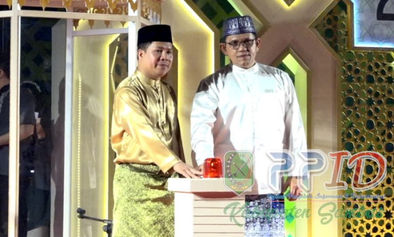 Bupati Satono Resmi Buka MTQ ke-33 Kecamatan Jawai