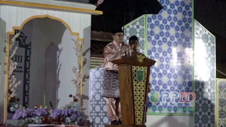 ​Diguyur Hujan Lebat hingga Banjir, Pembukaan MTQ ke-XIII Tangaran di Desa Merabuan Tetap Khidmat dan Meriah