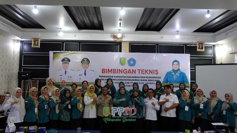 Perkuat Kesiapsiagaan Bencana, Tagana dan TP PKK Sambas Sinergikan Edukasi hingga Tingkat Desa