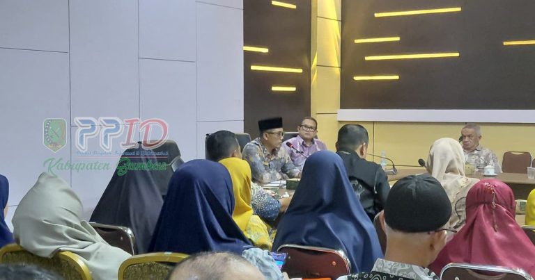 Mutakhirkan Tata Kelola Informasi, Pemkab Sambas Gelar Uji Konsekuensi Informasi Dikecualikan