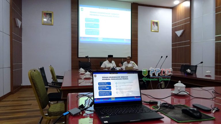 Perkuat Pengelolaan Pengaduan Pelayanan Publik, Pemda Sambas Ikuti Penguatan SP4N-LAPOR!
