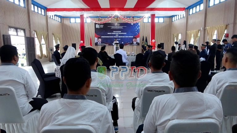 HUT ke-81 RI, Bupati Satono Serahkan Remisi kepada 226 Warga Binaan Rutan Sambas