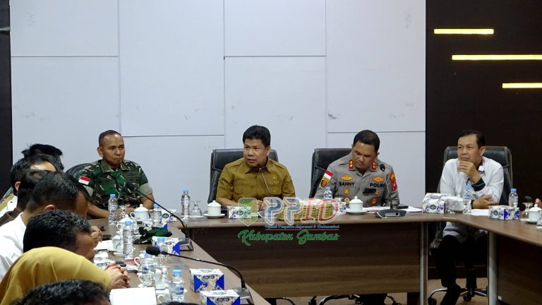 Bupati Sambas Pimpin Rakor Lintas Sektor, Perkuat Penanganan dan Antisipasi Karhutla