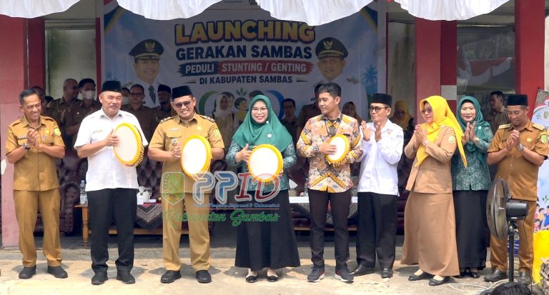 “GENTING” Resmi Diluncurkan, Pemkab Sambas Genjot Penurunan Stunting Demi Kualitas SDM