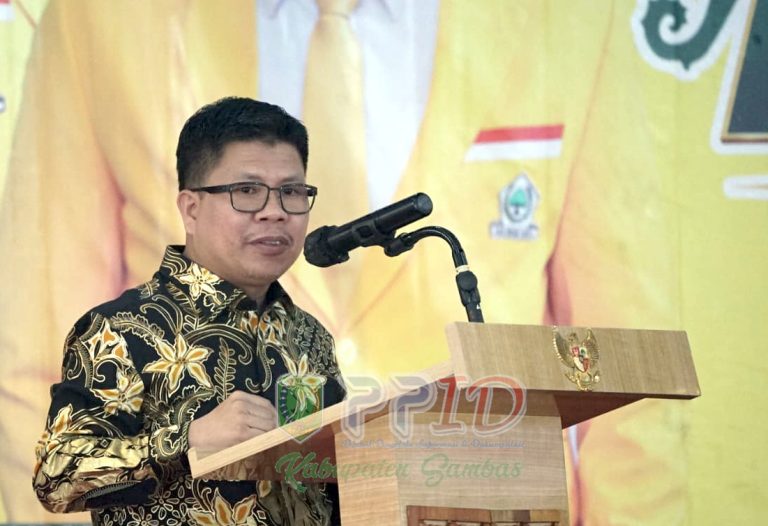 Hadiri Musda XI Partai Golkar Kabupaten Sambas, Bupati Satono : soliditas dan sinergi seluruh elemen untuk Pembangunan Berkeadilan kepada Masyarakat