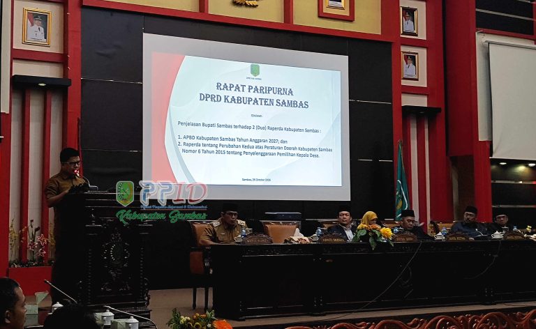 Bupati Satono Ungkap Sejumlah Prioritas Pembangunan Nasional di Sambas