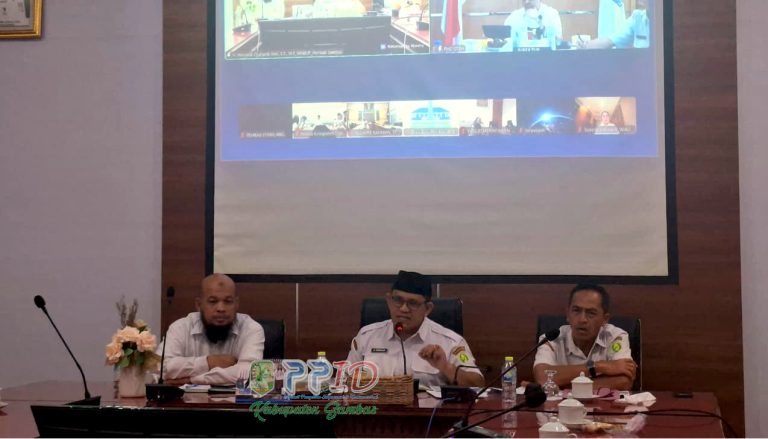 ​Perkuat Sinergi Tata Kelola Daerah, Wabup Sambas Ikuti Forum REBOAN Secara Virtual